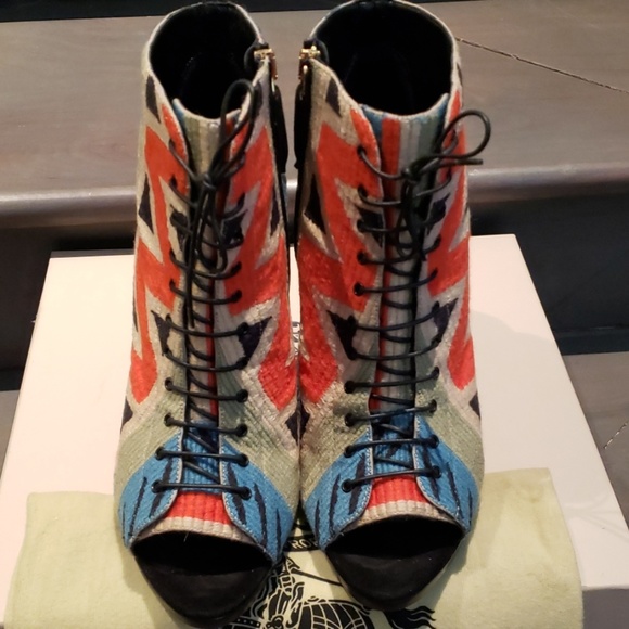 Burberry Prorsum peep toe bootie - Picture 3 of 8